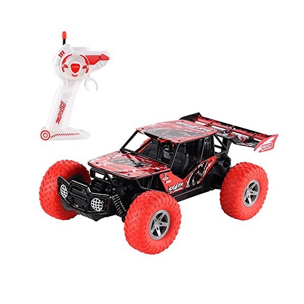 WZRYBHSD Voiture RC À Grande Vitesse 2,4 GHz,Voiture Télécommandée,Camion Radiocommandé pour Garçons Filles,Buggy Tout-Terrai