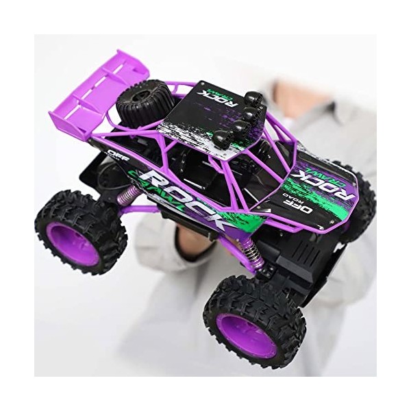 HEBXMF RC Buggy Tout Terrain Haute Vitesse Escalade RC Véhicule 1/12 Modèle Voiture Télécommandée 2.4G Charge RC Voiture 4WD 