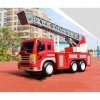 UimimiU Camion de pompiers à distance RC Voiture radiocommandée de camion de secours RC Scène de pompier Scène Simulation Édu