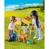 Playmobil 71309 Famille de Chats avec Femme et Enfant - La Vie à la Ferme - Découvrir lagriculture - La Gamme Ferme est fabr