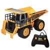 ColorBaby 46577 Mega Dump Truck New Bright Camion télécommandé pour Enfants 3 Ans