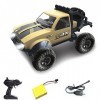 WZRYBHSD Camion Militaire RC, Voiture Télécommandée, Camion Radiocommandé Pleine Échelle 2.4G, Voiture RC avec Lumière LED Av