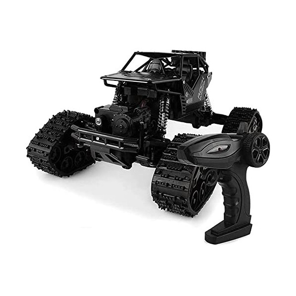 Sananke 2.4G 1/16 4WD RC Camion radiocommandé armée Chenille Tout-Terrain Voiture RTR Jouet véhicule Jouets, chenilles et Rou