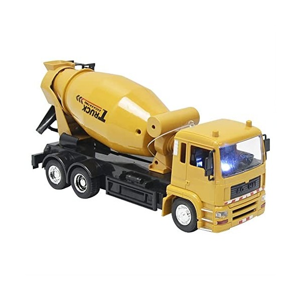 PRENDRE Jouet de Camion de Ciment télécommandé Jouets Cadeaux de Camion de Ciment RC pour 8,9,10,11 Ans et Plus Jouets de Con