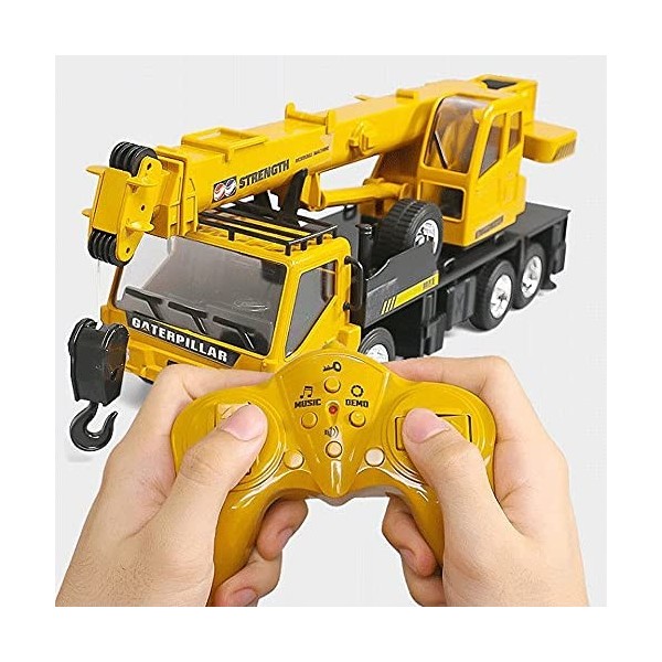 WANIYA1 RC Crane Boys Jouet Toy Télécommande Crane Camion de génie 2.4GHz Wireless Electric RC Camion Tous terrains Hors Rout