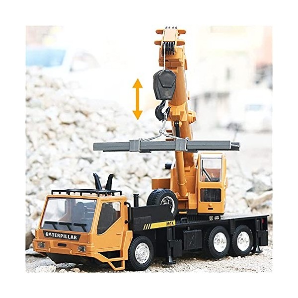 Rc Crane Crawler Génie Électrique Camion Voiture Électrique Télécommande Camion Jouets Éducatifs Modèle Enfants Garçon Croche