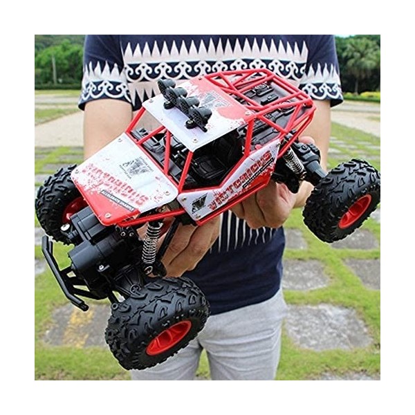 UimimiU RC Voiture 4wd All-Terrain Alliage descalade Camion RC Chancier électrique Big-Road Absorption RC Racing Voiture Dua