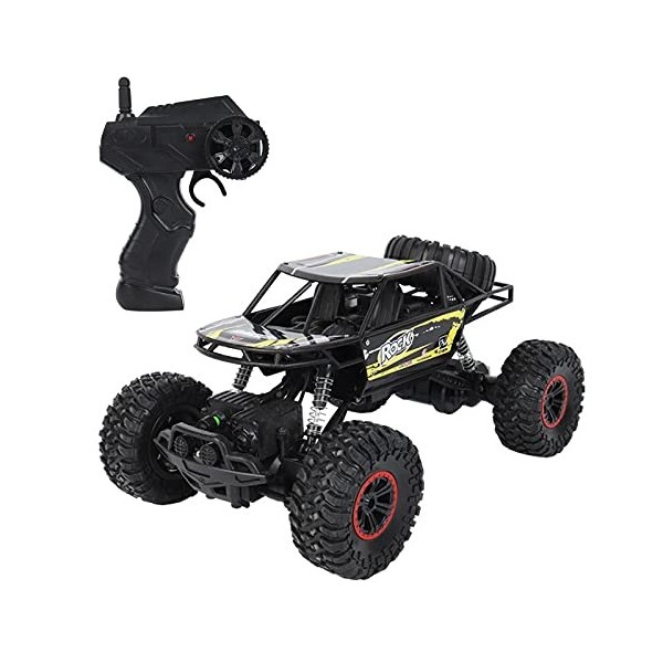 UimimiU Télécommande voiture 2.4g Camions de buggy gros pneu RC voiture rc camion camion hors route rochers rock crawlers 4x4