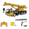 MADBLR7 Jouet de grue de camion de voiture dingénierie RC avec batterie rechargeable Véhicule de construction à rotation à 3