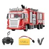 BUNCC RC Camion De Pompier Jouets pour Enfants Mélange Grue Jet deau Ingénierie Camion Télécommande Dump Voiture Enfants Cad