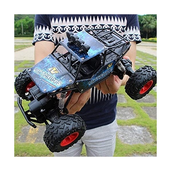 UimimiU Véhicule Hors Route RC Voiture 4WD Alliage descalade Alliage RC Truck Electric Off-Road Big-Road Absorption RC Racin