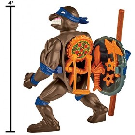 Teenage Mutant Ninja Turtles Figurine de Tortue Donatello Classique avec Coque de Rangement