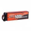 SUNPADOW 5000 mAh 4S 14,8 V Batterie Lipo 70C avec EC5 pour RC Buggy Véhicules Voiture, Camion, Réservoir Bateau, Course Lois