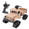 Dilwe Camion Militaire, 2,4 G 1/16 RC Crawler de Camion Militaire de modèle de véhicule de Jouet de Voiture télécommandée Jou