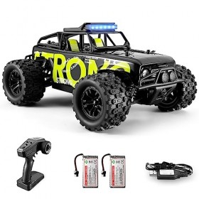 HEBXMF Voitures RC 2.4G alliage tout-terrain véhicule Rc 6 roues in