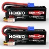 HOOVO 11,1V Lipo Batterie 3S 5200mAh 80C Boîtier Rigide Batterie RC Batteries avec Connecteur EC5 pour RC Échelle Hélicoptère