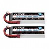 HRB 2PCS 3S 11.1V 5200mAh 50C Lipo Batterie pour RC Drone Hélicoptère Avion Quadricoptère Camion De Voiture Dean T Plug Styl