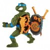 Teenage Mutant Ninja Turtles Figurine Tortue Leonardo Classique avec Coque de Rangement