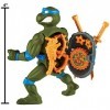 Teenage Mutant Ninja Turtles Figurine Tortue Leonardo Classique avec Coque de Rangement