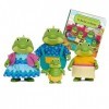 Lil Woodzeez – Lil Woodzeez – Animal Figurine Set – Alligator Family – Changeable Clothes – Kids 3 Years + – Bogglesby Alli