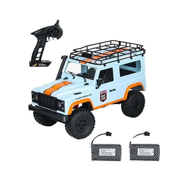 Goolsky Voiture Telecommandé Tout Terrain MN99, RC Crawler 2.4GHz 1/12 Hors Route Camions Brushed 4WD Tout-Terrain descalade