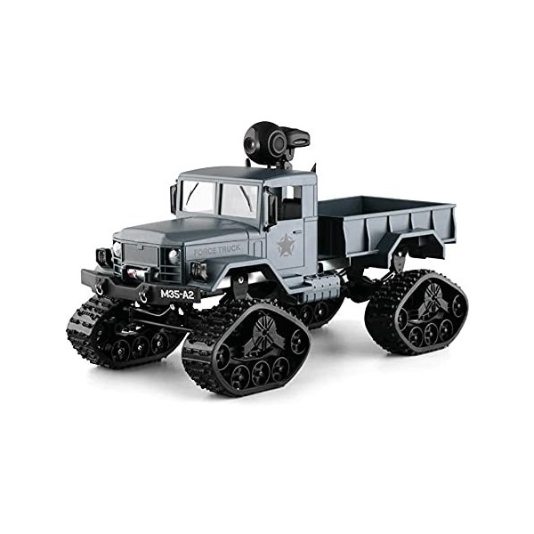 CHENBAI Deux en un RC Hobby Toys Camion militaire Voitures de sport tout-terrain 2.4G Télécommande Véhicule tout-terrain à qu