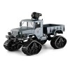 CHENBAI Deux en un RC Hobby Toys Camion militaire Voitures de sport tout-terrain 2.4G Télécommande Véhicule tout-terrain à qu