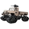 CHENBAI Deux en un RC Hobby Toys Camion militaire Voitures de sport tout-terrain 2.4G Télécommande Véhicule tout-terrain à qu