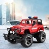 Police pour enfants Fire Rescue RC voiture tout-terrain 4 roues motrices amortisseur escalade 2.4G télécommande Buggy désert 