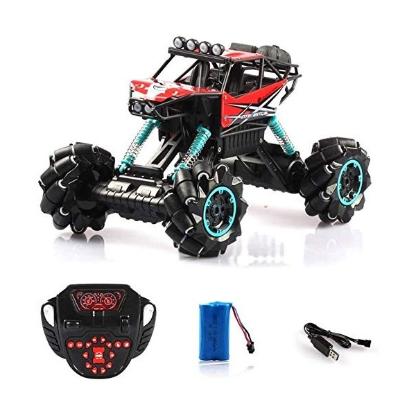 Zhangl Grande Taille Haute Vitesse 4 Roues motrices 2.4Ghz Télécommande Camion radiocommandé Tout Terrain Hors Route RC Voitu