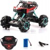 Zhangl Grande Taille Haute Vitesse 4 Roues motrices 2.4Ghz Télécommande Camion radiocommandé Tout Terrain Hors Route RC Voitu