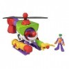 Fisher-Price Imaginext DC Super Friends Le Joker Robocoptère 25 Cm , Hélicoptère Robot 2 en 1 avec Figurine Le Joker, DC Sup