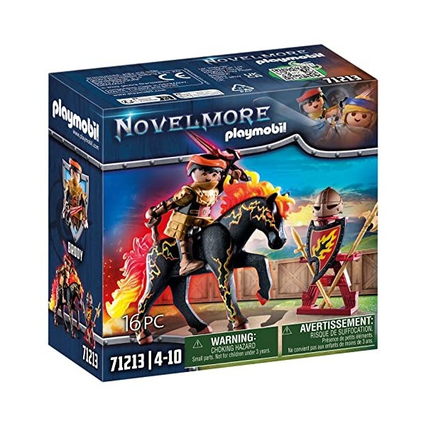 Playmobil 71213 Chevalier Burnham Raider avec Cheval de feu