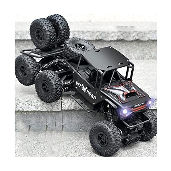 WANIYA1 Super alliage grand Rc Voiture SIX DRIVE MONSTER CAMION CAMION HAUTE VITESSE VÉHICULE VÉHICULE DANS LE TERRAIN Rc Mou