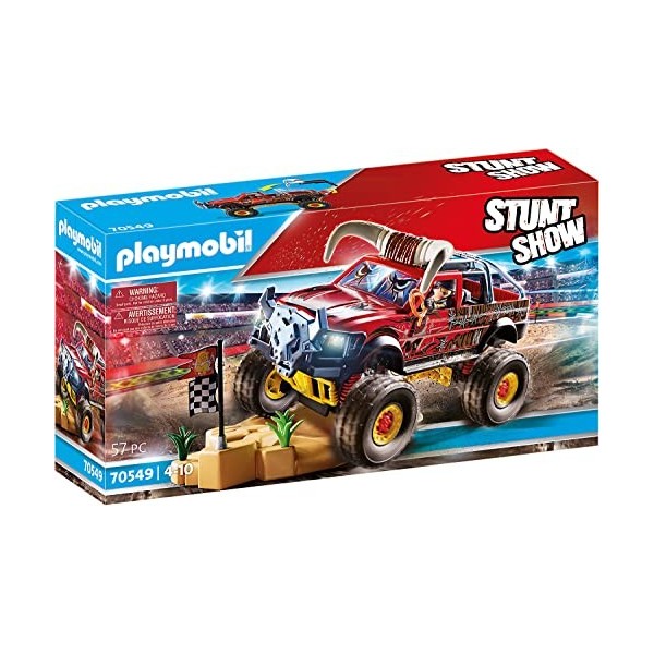 Playmobil 70549 Stuntshow 4x4 de Cascade Taureau- Stuntshow- Stuntshow- 4x4 Cascade