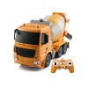 MADBLR7 2.4G RC Mixer Car Truck Engineering Truck Series Télécommande Camion Bétonnière 1:26 Jaune Radiocommandé Dumper Modèl