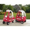 little tikes Cozy coupe Ride ‘n Rescue - Une voiturette denfant pour vivre de nouvelles aventures -Plancher détachable - Enc