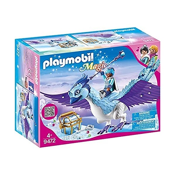 Playmobil 9472 Gardienne et Phénix Royal avec Une boîte à Bijoux et de Nombreux Accessoires pour orner Le Plumage du phénix, 