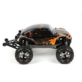 SummitLink STB-BR-02 Corps personnalisé orange sur noir compatible avec les voitures télécommandées à léchelle 1/10 camion 