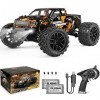 HAIBOXING Voiture Télécommandée 4WD 36 km/h à Grande Vitesse, 1:18 Electrique Monster Truck 2,4 GHz Étanche Tout Terrain Bugg