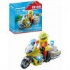 Playmobil 71205 Urgentiste avec Moto et Effet Lumineux