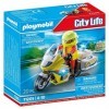 Playmobil 71205 Urgentiste avec Moto et Effet Lumineux