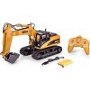 Carson Carson-500907332 1:16 excavateur sur chenilles 15 canaux 2.4G RTR, véhicule de Construction avec Fonctions Lumineuses 