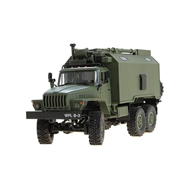 efaso WPL B-36 Camion militaire 1:16 4WD 2.4G camion avec éclairage militaire télécommandé voiture militaire