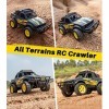 DODOELEPHANT Voiture télécommandée Offroad RC 1:16 RC Cars 4WD Monster truck Drift 25 km/h 2,4 GHz Jouet électrique pour enfa