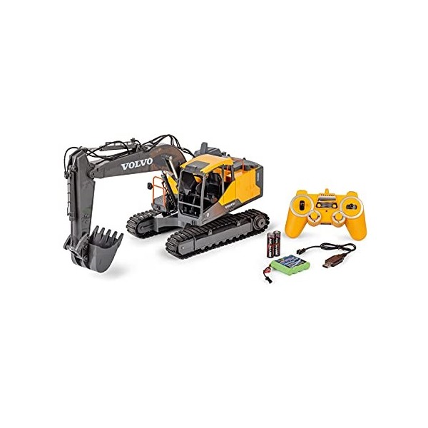 Carson 500907339 Volvo 1:16 Crawler Excavator - véhicule de Construction télécommandé pour Les Enfants à partir de 8 Ans, exc