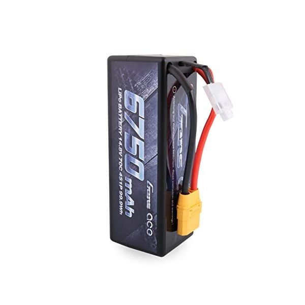 Gens ace Batterie Lipo 4S 6750mAh 70C 14.8V 99.9Wh HardCase Lipo Ba