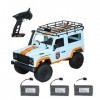 Goolsky MN99 RC Crawler 2.4Ghz 1/12 Hors Route Camions Brushed 4WD Voiture Tout-Terrain DEscalade,3 Batterie de Grande Capac