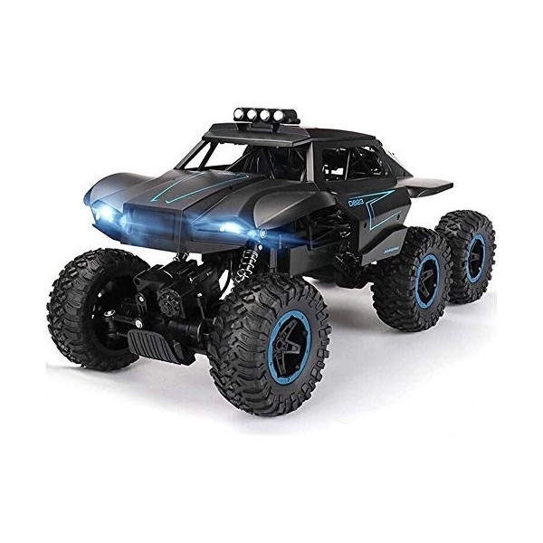 Zhangl 1/12 RC Voiture 6WD 2,4 GHz Télécommande à Grande Vitesse Hors Route du véhicule 6x6 RC Rock Crawler Buggy SUV Escalad