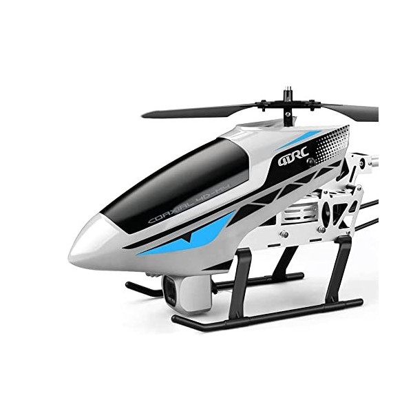 HEBXMF Avion RC 2,4 Ghz Avion Rc Électrique 72 cm Grand Hélicoptère Télécommandé avec Caméra Alliage Résistant Aux Chutes Avi